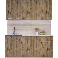 Интерлиния Мила Лайт 1.7-60 (дуб веллингтон/дуб веллингтон/травертин серый)