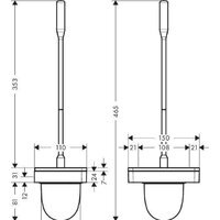 Ершик для унитаза Axor 42835000 - Превью изображения №2 — Интернет-магазин Time-Shop