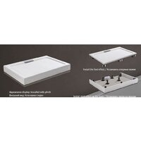 Душевой поддон WeltWasser TRS 10090 Stone-WT 100x90 - Превью изображения №3 — Интернет-магазин Time-Shop