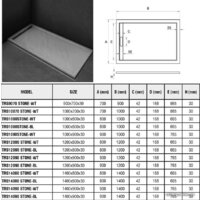 Душевой поддон WeltWasser TRS 10090 Stone-WT 100x90 - Превью изображения №2 — Интернет-магазин Time-Shop