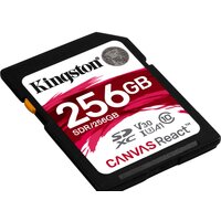 Карта памяти Kingston Canvas React SDR/256GB SDXC 256GB - Превью изображения №2 — Интернет-магазин Time-Shop