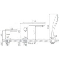 Смеситель Ledeme L1153W (белый/хром) - Превью изображения №11 — Интернет-магазин Time-Shop