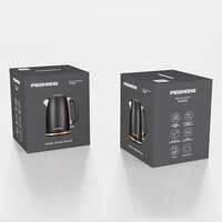 Электрический чайник Redmond (Редмонд) KM240 (черный/бронза) - Превью изображения №2 — Интернет-магазин Time-Shop