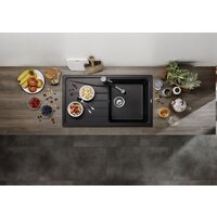 Кухонная мойка Blanco Sona 5 S 525972 (черный) - Превью изображения №4 — Интернет-магазин Time-Shop