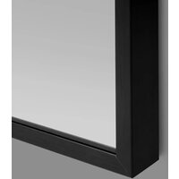 Зеркало Алмаз-Люкс МА4-18060 black 180х60 см (в алюминиевой раме/черный) - Превью изображения №3 — Интернет-магазин Time-Shop