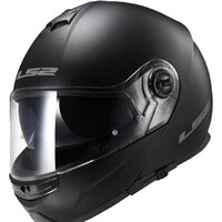 LS2 FF325 Strobe Snow Solid (XXL, черный матовый)