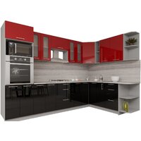 Интерлиния Мила Gloss 1.88x3.0 правая (красный-черный)