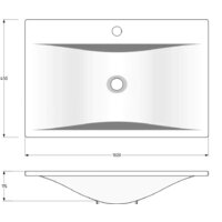 Умывальник Madera Pulsus 100 - Превью изображения №2 — Интернет-магазин Time-Shop