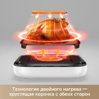 Аэрогриль (аэрофритюрница) Trouver Air Fryer FD10s Pro 6L (белый) - Превью изображения №9 — Интернет-магазин Time-Shop