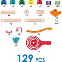 Конструктор Hape Tricks n Twists Marble Track E1100 - Превью изображения №11 — Интернет-магазин Time-Shop