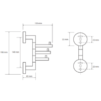 Крючок для ванны Bemeta Omega 104206072 - Превью изображения №2 — Интернет-магазин Time-Shop