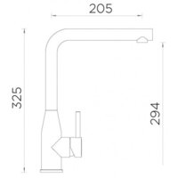 Смеситель Schock Keto (нержавеющая сталь) - Превью изображения №2 — Интернет-магазин Time-Shop
