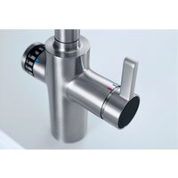 Смеситель Blanco Evol-S Volume с дозатором воды (рычаг справа, хром) - Превью изображения №7 — Интернет-магазин Time-Shop