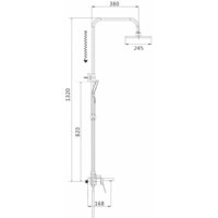 Душевая система  Shevanik S8336H - Превью изображения №2 — Интернет-магазин Time-Shop