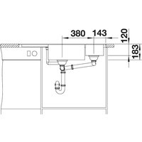 Кухонная мойка Blanco Delta II-F 525868 (черный) - Превью изображения №4 — Интернет-магазин Time-Shop