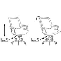 Офисное кресло Бюрократ CH-695NSL (синий TW-05 /черный TW-11/хром) - Превью изображения №5 — Интернет-магазин Time-Shop