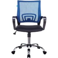 Офисное кресло Бюрократ CH-695NSL (синий TW-05 /черный TW-11/хром) - Превью изображения №2 — Интернет-магазин Time-Shop