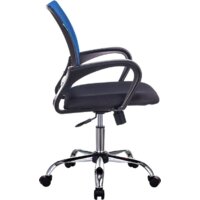 Офисное кресло Бюрократ CH-695NSL (синий TW-05 /черный TW-11/хром) - Превью изображения №3 — Интернет-магазин Time-Shop