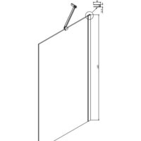 Стеклянная шторка для ванны Ambassador Bath Screens 16041207 80 - Превью изображения №5 — Интернет-магазин Time-Shop