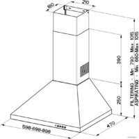 Кухонная вытяжка Faber Strip Smart PB X A60 - Превью изображения №3 — Интернет-магазин Time-Shop