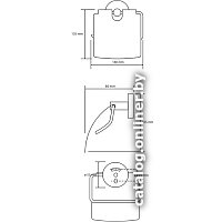 Держатель для туалетной бумаги Bemeta Brilo 161112010 - Превью изображения №3 — Интернет-магазин Time-Shop