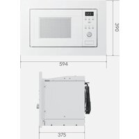 Микроволновая печь Tuvio MB20GES8W11 - Превью изображения №11 — Интернет-магазин Time-Shop