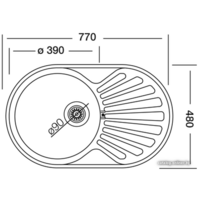 Кухонная мойка Kromevye EC 259 D - Превью изображения №2 — Интернет-магазин Time-Shop