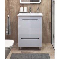  Vigo Тумба под умывальник Grani 600-2-1 Элина (дуб золотой) - Превью изображения №4 — Интернет-магазин Time-Shop