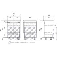  Vigo Тумба под умывальник Grani 600-2-1 Элина (дуб золотой) - Превью изображения №2 — Интернет-магазин Time-Shop