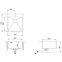 Кухонная мойка Aquasanita Aira AIR100X-G (золотистый) - Превью изображения №2 — Интернет-магазин Time-Shop