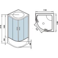 Душевая кабина WeltWasser WW500 Emmer 11055 - Превью изображения №14 — Интернет-магазин Time-Shop