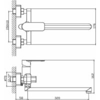 Смеситель Haiba HB22617 - Превью изображения №3 — Интернет-магазин Time-Shop
