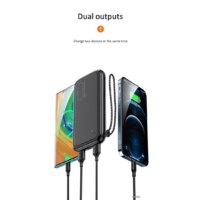 Внешний аккумулятор Usams US-CD150 PB56 10000mAh (черный) - Превью изображения №12 — Интернет-магазин Time-Shop