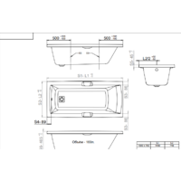 Ванна Triton Алекса 150x75 (с каркасом, сифоном, экраном) - Превью изображения №9 — Интернет-магазин Time-Shop