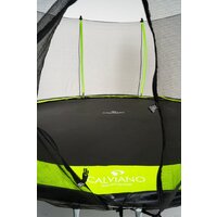 Батут Calviano Outside Master Green 374 см - 12ft (внешняя сетка, с лестницей) - Превью изображения №5 — Интернет-магазин Time-Shop