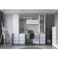 Стеллаж Стендмебель Хелен ПН 02 (белый/белый) - Превью изображения №5 — Интернет-магазин Time-Shop