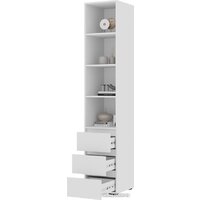 Стеллаж Стендмебель Хелен ПН 02 (белый/белый) - Превью изображения №2 — Интернет-магазин Time-Shop