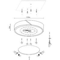 Припотолочная люстра Velante 445-647-01 - Превью изображения №2 — Интернет-магазин Time-Shop