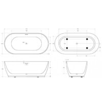 Ванна BelBagno BB413-1700-800-MATT - Превью изображения №4 — Интернет-магазин Time-Shop