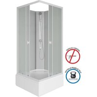 Душевая кабина Niagara Promo P80/26Q/MT/BK 80x80x195 - Превью изображения №2 — Интернет-магазин Time-Shop