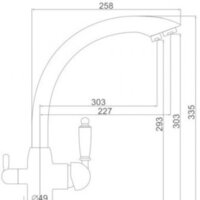 Смеситель Ledeme L4455-3 (хром) - Превью изображения №3 — Интернет-магазин Time-Shop