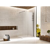 Душевая стенка Adema Риббер 120 Walk-In (черный) - Превью изображения №5 — Интернет-магазин Time-Shop