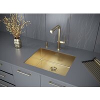 Кухонная мойка Paulmark Next 54 Uni PM215444-BG (золото/брашированное золото) - Превью изображения №5 — Интернет-магазин Time-Shop