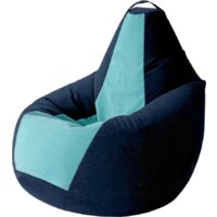 Kreslomeshki Груша Kombo XXXL GKV-145x100-TSM (темно-синий/ментол)