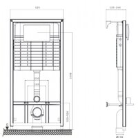 Инсталляция для унитаза Pestan Sava Fix Slim SET40006469 - Превью изображения №7 — Интернет-магазин Time-Shop