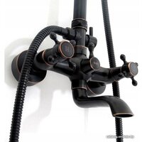 Душевая система  Rea Retro REA-P2366 (черный) - Превью изображения №8 — Интернет-магазин Time-Shop