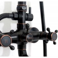 Душевая система  Rea Retro REA-P2366 (черный) - Превью изображения №10 — Интернет-магазин Time-Shop