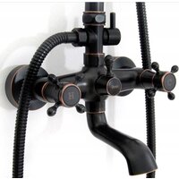 Душевая система  Rea Retro REA-P2366 (черный) - Превью изображения №7 — Интернет-магазин Time-Shop