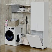  Mixline Шкаф-пенал Спутник 60 553951 (белый) - Превью изображения №4 — Интернет-магазин Time-Shop