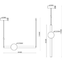 Подвесная люстра Moderli Eclipse V10697-PL - Превью изображения №5 — Интернет-магазин Time-Shop